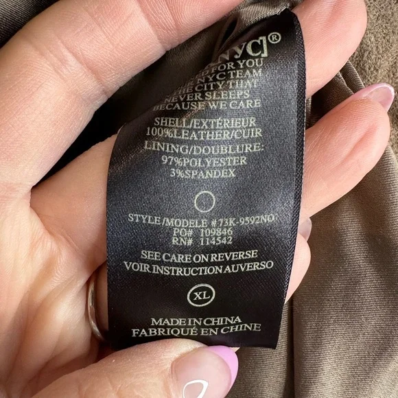 Blank NYC Brown Suede Moto Jacket - Picture 14 of 15